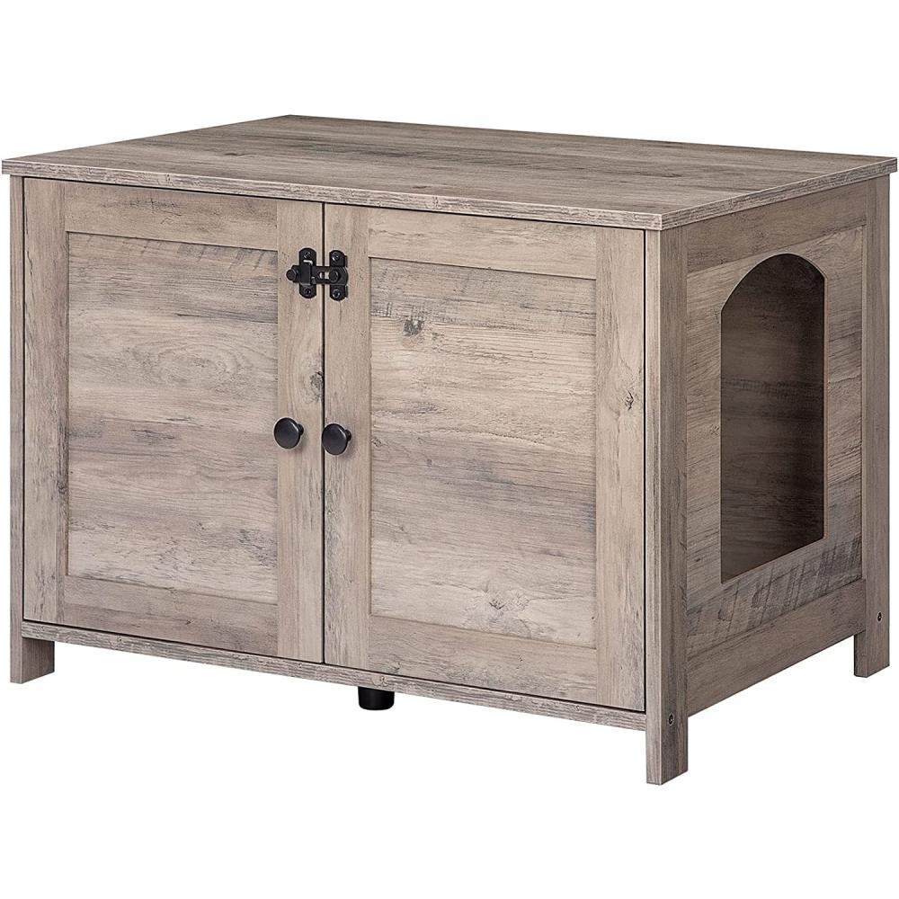 Litter Box Cabinet, Greige: image 7