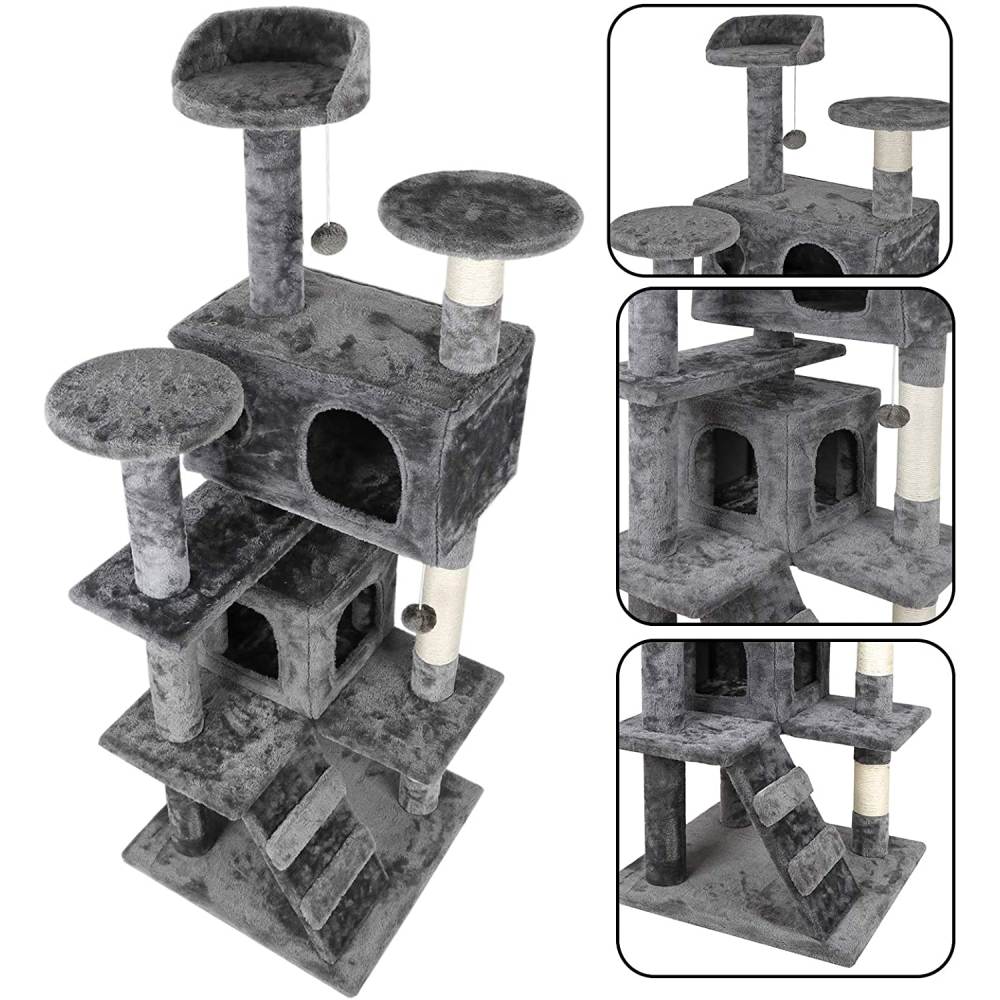 Multi Level Cat Tree with Two Houses