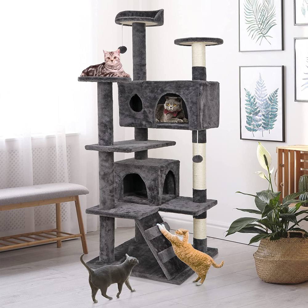 Multi Level Cat Tree with Two Houses