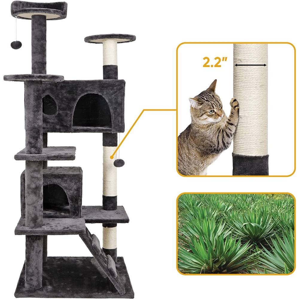 Multi Level Cat Tree with Two Houses
