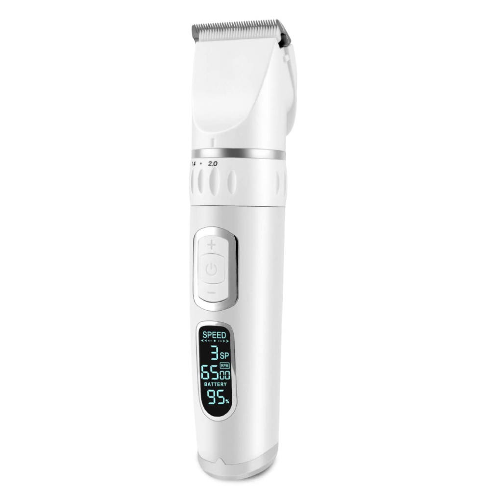 Cordless Grooming Clippers with Ceramic Blade, Black and silver: image 8