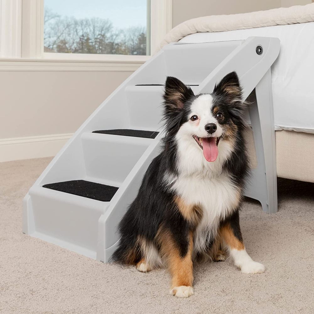 Folding Pet Steps, Extra Large, Tan: image 2