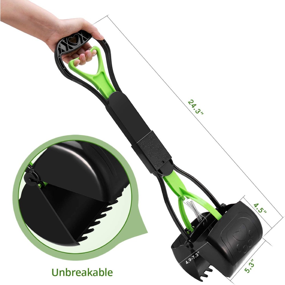 Long Handle Waste Scooper, Blue: image 7