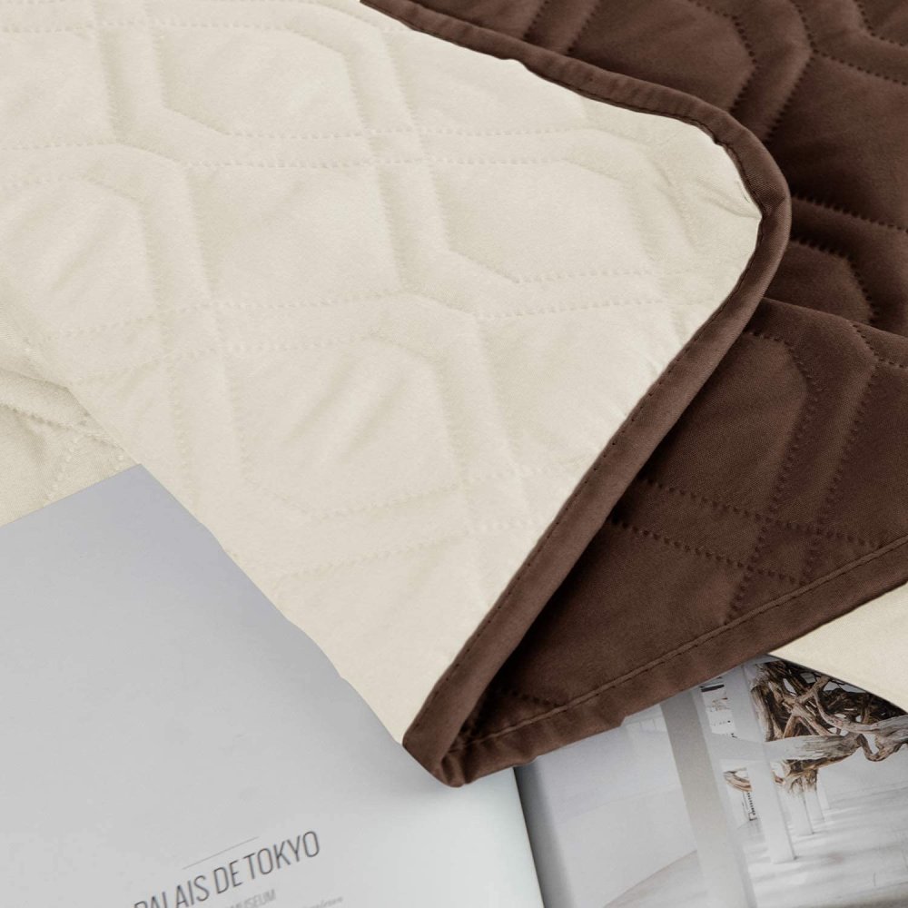Reversible Furniture Protector Blanket, Sand and stone blue: image 2