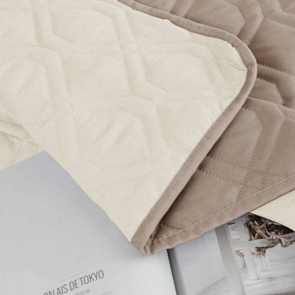Reversible Furniture Protector Blanket, Sand and stone blue: image 3