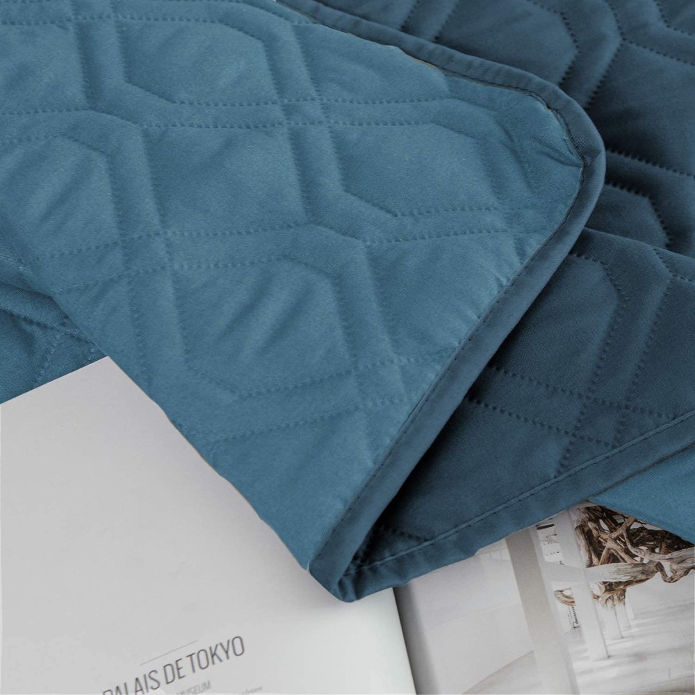 Reversible Furniture Protector Blanket, Sand and stone blue: image 6