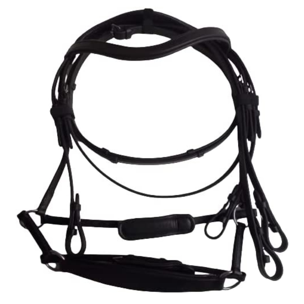 Padded Comfort Bridle in English Bridle Leather, Cob: image 5
