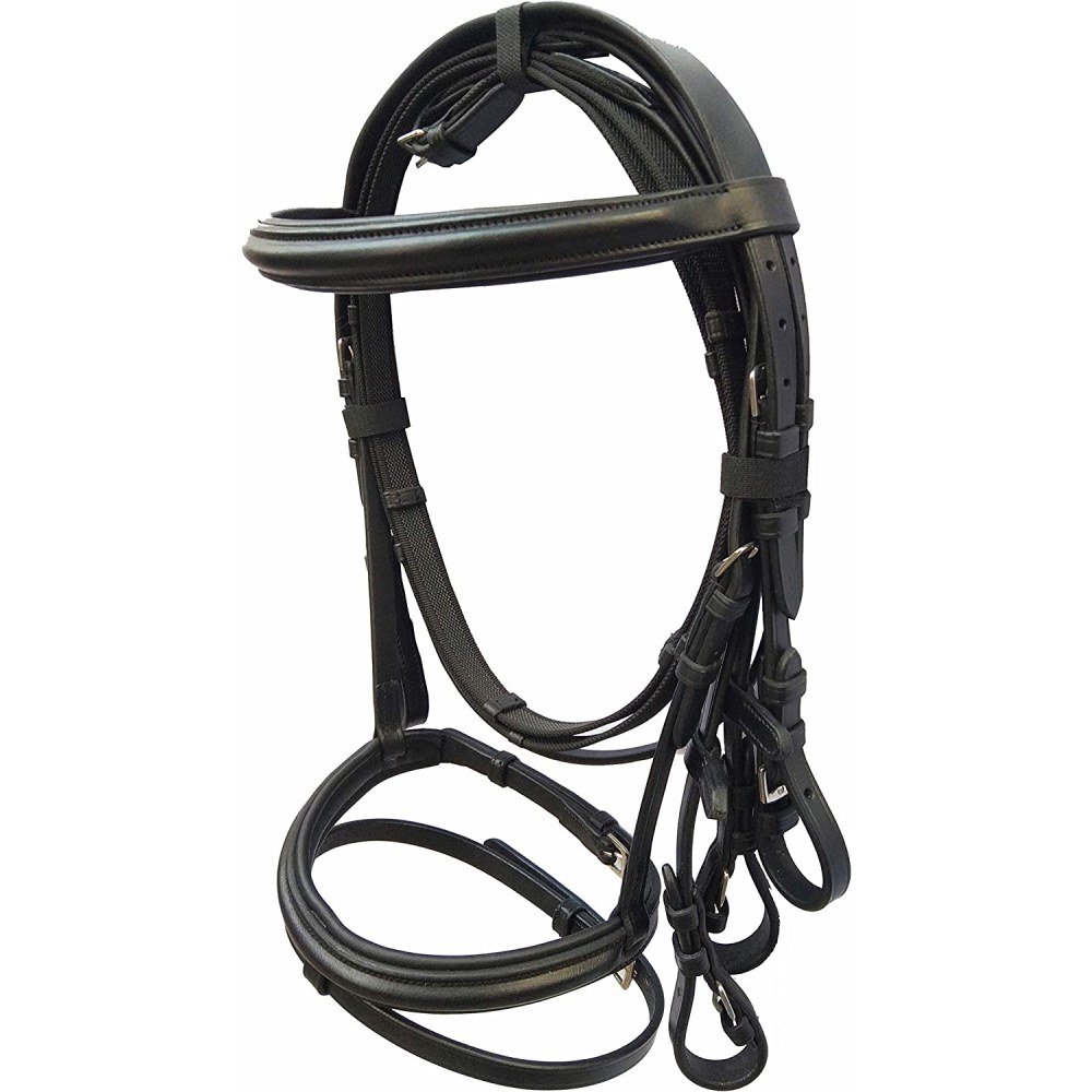 Padded Comfort Bridle in English Bridle Leather